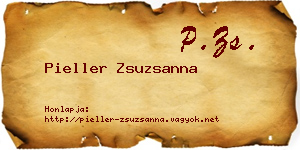 Pieller Zsuzsanna névjegykártya